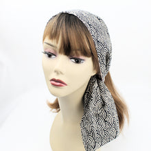 Load image into Gallery viewer, Wide Satin Lined Expandable HeadScarf with Ties
