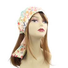 Load image into Gallery viewer, Wide Satin Lined Expandable HeadScarf with Ties
